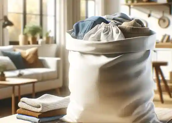 Pune hainele în sac — Pasul 1 ELISSE